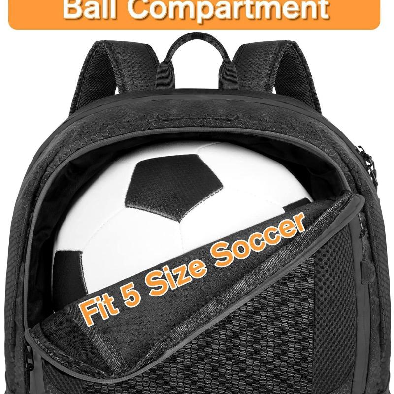 Portable Lightweight Sports Gear Organizer New Durable Waterproof Backpack for Soccer Basketball Volleyball Training Trips