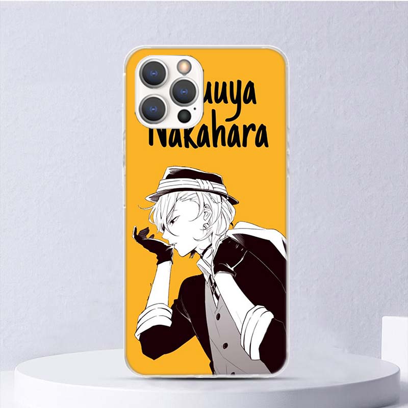 Bungo Stray Dogs Nakahara Chuuya Soft Case For iPhone 16 17 Air 16E 15 Plus 11 12 13 Mini 14 Pro Max Phone Cover Apple 7 8 SE Co