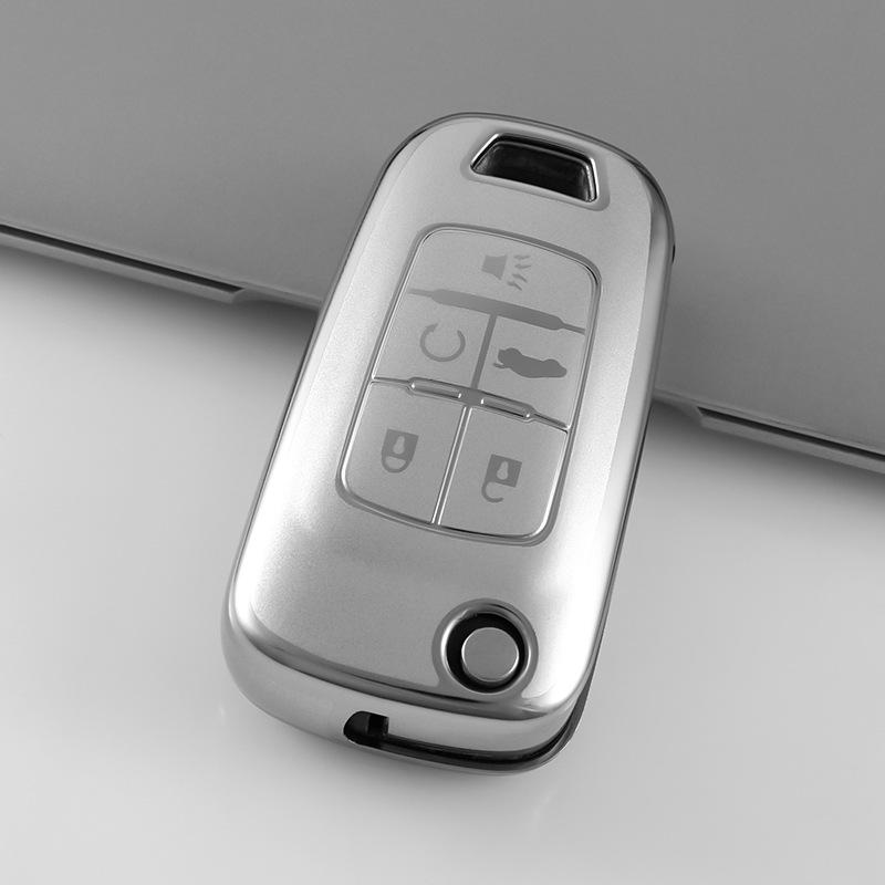 

Buick & Chevrolet Key Cover for Excelle GT, LaCrosse, Encore, Malibu - Folding Key Shell with Buckle. Plastic bag