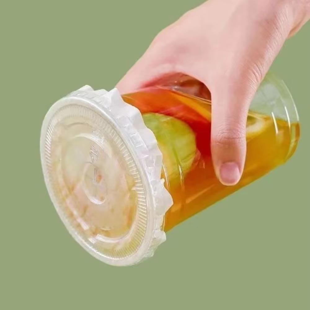500 Pcs Splash Proof Cup Sealing Pads Paper Anti Spill Coffee Paper Lids  Takeout Packaing