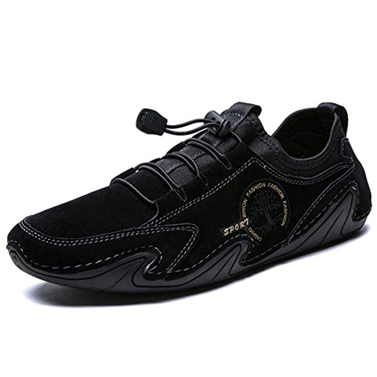

Driving Student Casual Leather Driving Black [Asifn] Men s Shoes, Shoes, Men s Slip-On Shoes, Shoes, Skateboarding, Fashion, 27.5 cm, чорний