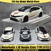 AAALZ1 Motorhelix 1:18 Scale Honda Civic TYPE R FL5 Car Model Metal Static Display Festive Gift Collection