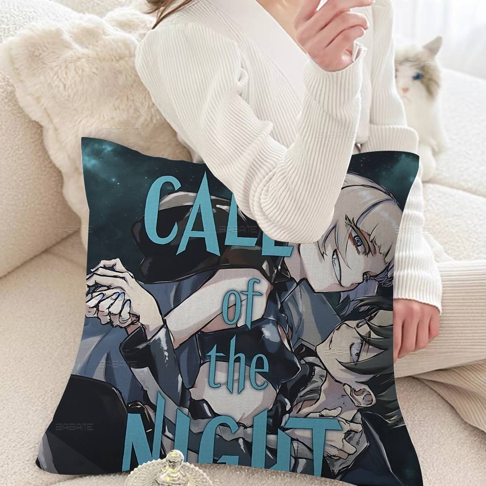 Japanese C-Call Of The N-Night Anime Pillow Cover Sofa Cushion Cover Home Room Decoration Children Gift