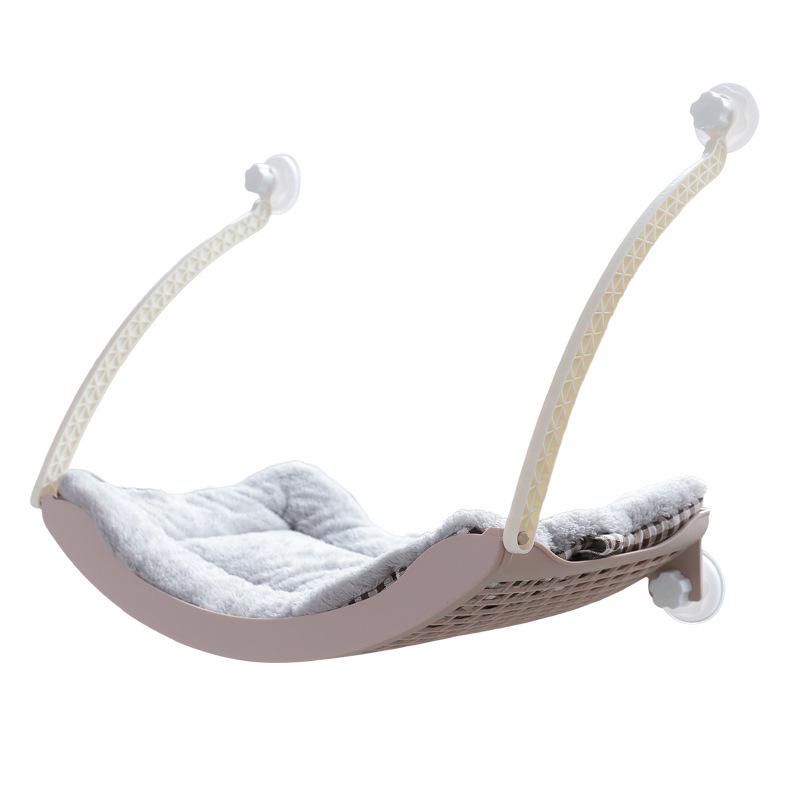 Winter Sunbathing Cat Hammock: Hanging Bed with Suction Cups for Balcony Window