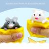 Bubble Fidget Cheese Relieve Stress Ball for Kids Brain Training Tool Kawaii Squeeze Toy Pressure Relieving Toys Supplie