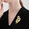 Skull Lilys of The Valley Brooch Unique Designs With Sturdy Alloy Materials for Parties Supplies and Festivals