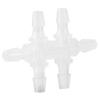 10PCS 6-Way Aquarium Water Pipe Adapter Fish   Joint Tube Hose Fittings Connector