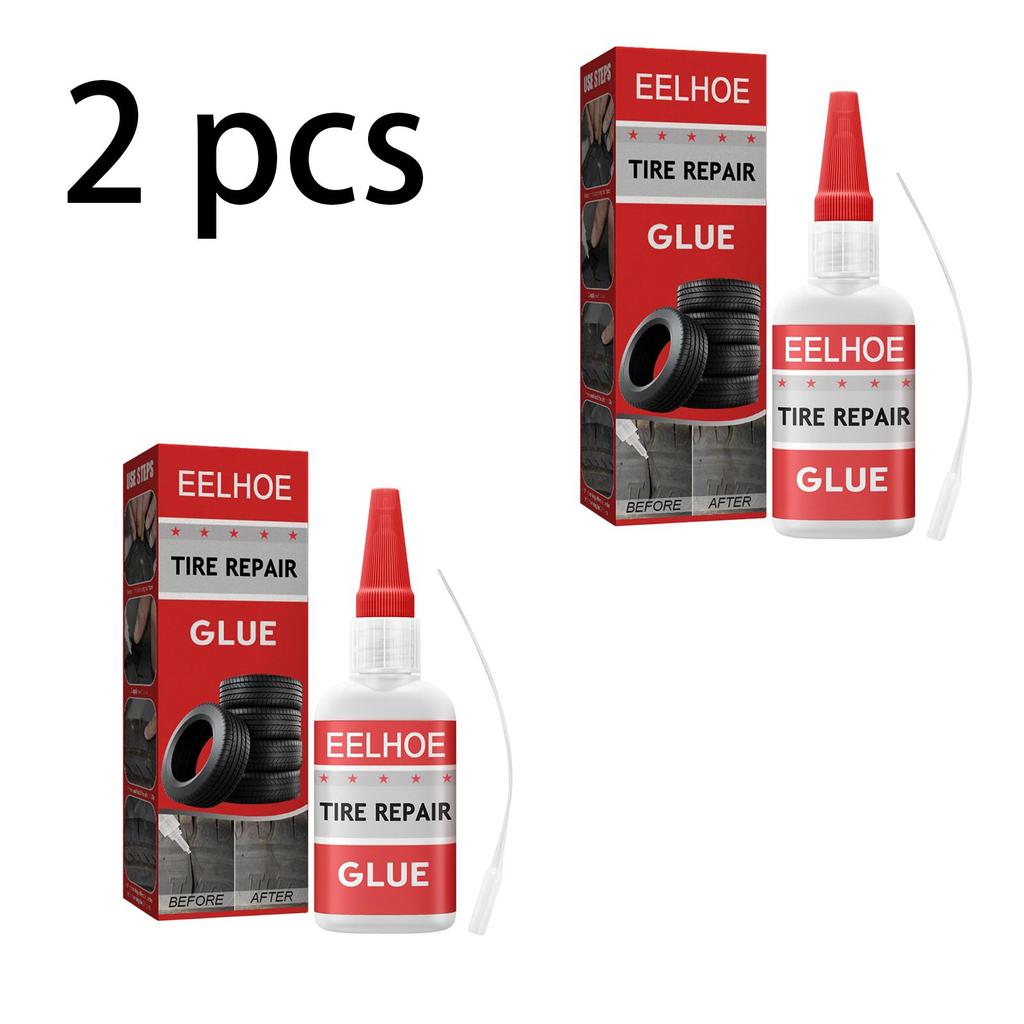 EELHOE Tire Repair Adhesive 50ml - Car Tire Scratch Repair, Tire Crack Filling, Easy Tire Repair