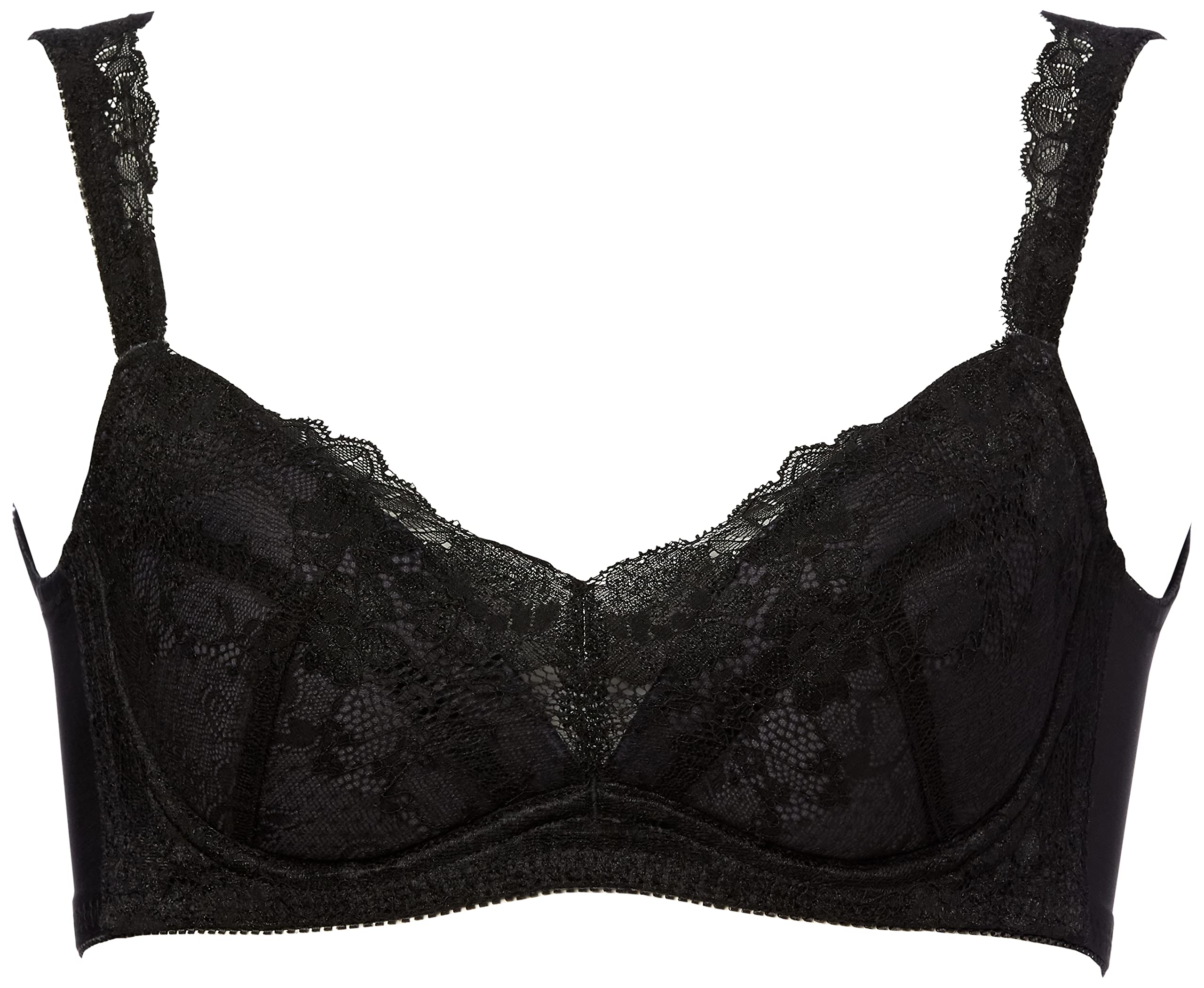 

Fukusuke Rue by intimate Crisp Black d F High-Arm Bra, 1-Piece Set, Women s,