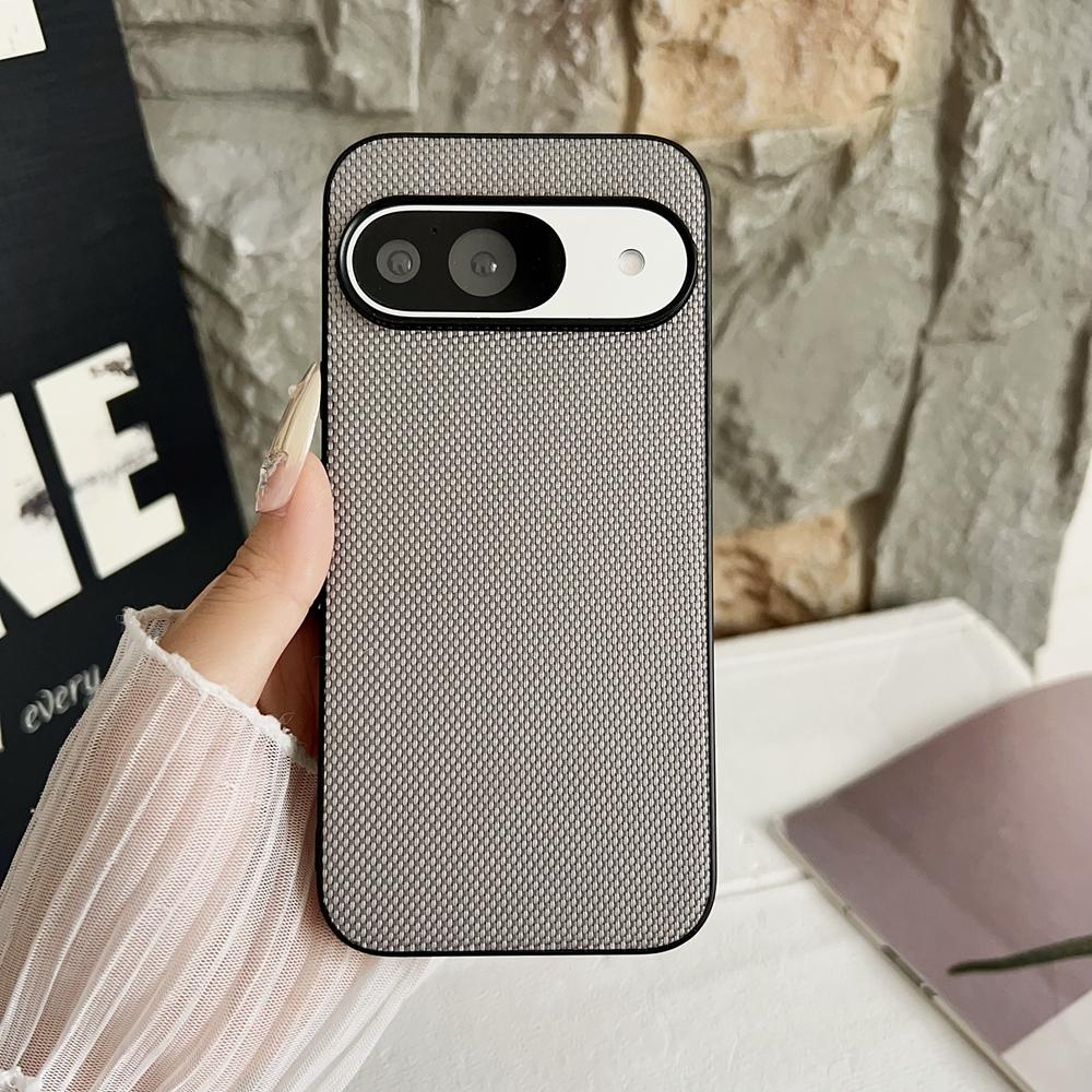 

Надтонкий чохол для Pixel 10 9 Pro 9A З плетеним нейлоновим візерунком Чохли 6A 7A 8A 9A для Google Pixel 9 8 7 6 10 Pro XL 10proXL Тонка кришка Google Pixel 10 Pro XL сірий колір