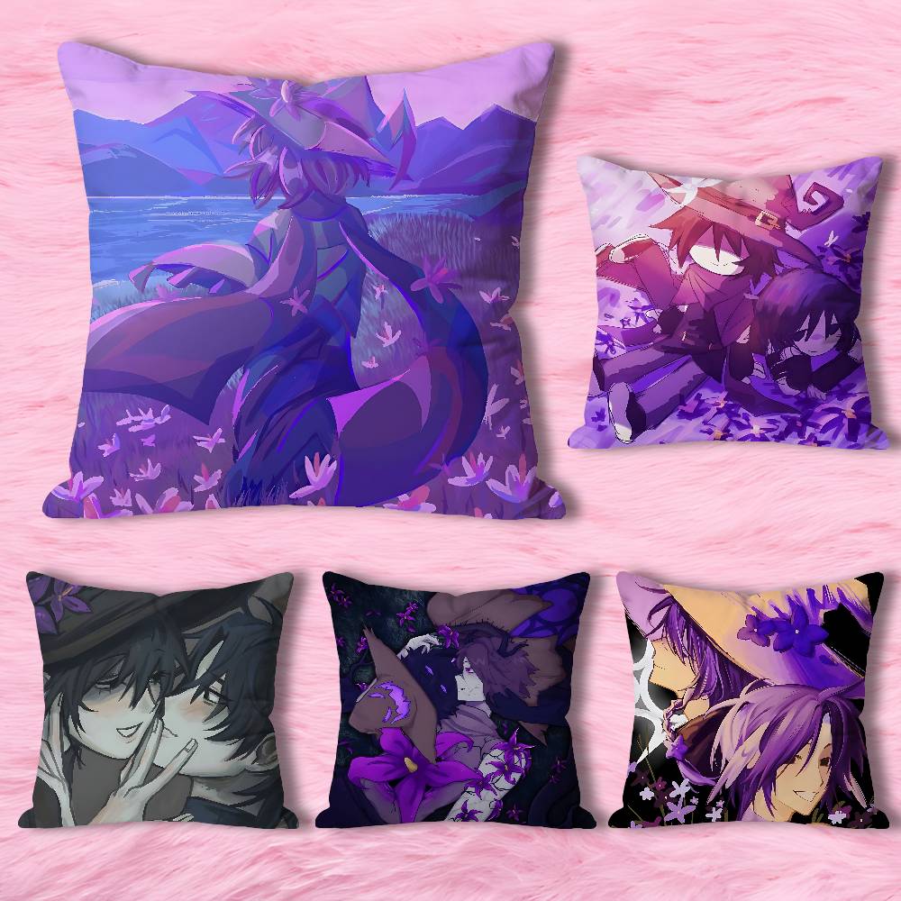 A-Azure Game Two T-Time Anime Celebrity Merchandise All-Match Printed Pillow Case Sofa Car Office Room Decoration Protector