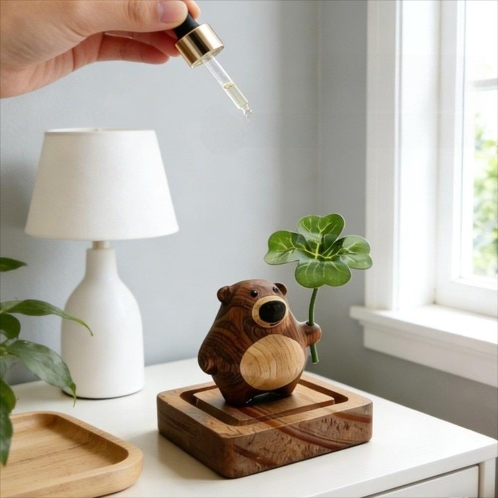 Fragrance Ornament Aroma Diffuser Wood Desktop Aroma Diffuser Essential Oil Diffuser  Bedroom No essential oil