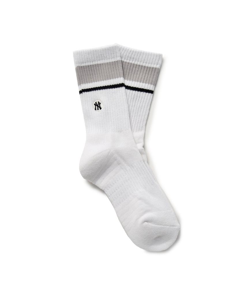 Emelbi Sportive Air Cushion Crew Socks Ny (Black)