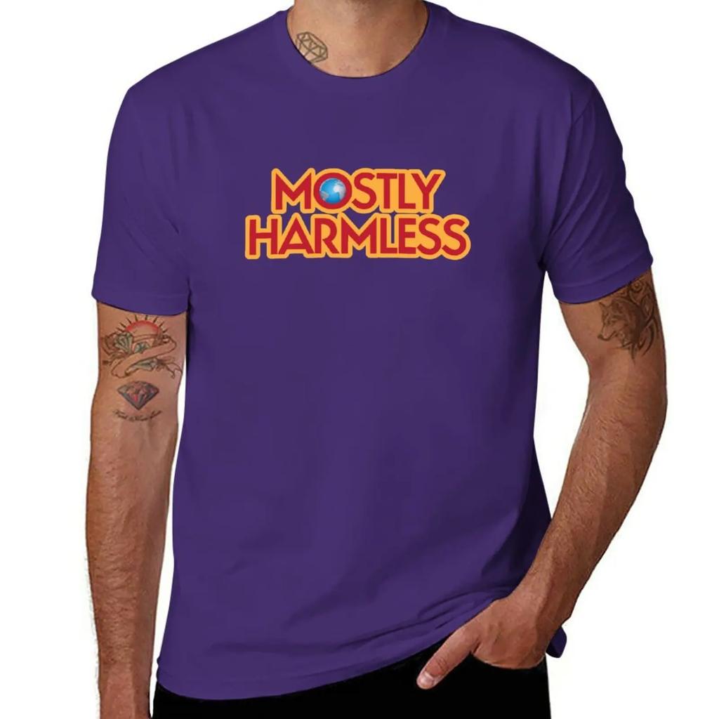 Mostly Harmless T-Shirt cute clothes quick drying oversized vintage cotton t shirts