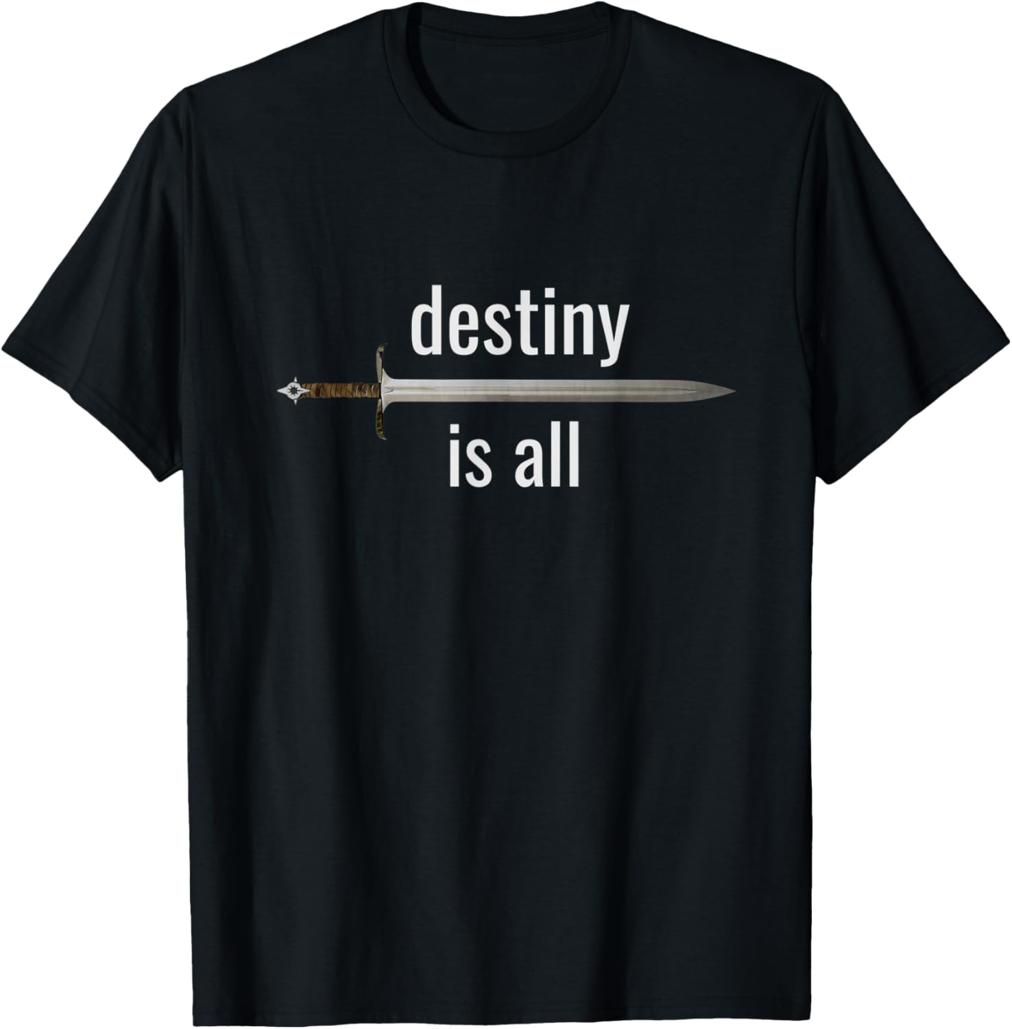 

Футболка Destiny Is All 100% Хлопок Круглый Вырез Короткий Рукав Летняя Повседневная Мужская Футболка Уличная Одежда S