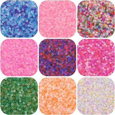 3mm 220pcs Clear Frosted Czech Glass Beads Loose Beads For DIY Craft Jewerly Making Garment Sewing Beads Accessories