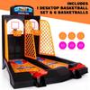 Mini Basketball Games with 20 Mini Balls Basketball Toy Tabletop Game for Kids Adults Desk Games for Office Gifts for Boys Girls