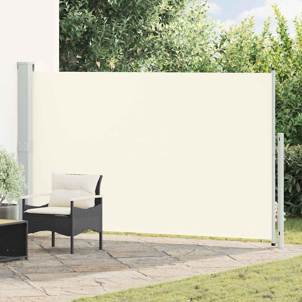 Side Awning Retractable 180 x 300 cm Cream
