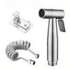 Toilet Bidet Faucet Sprayer Shower Nozzle Self Cleaning 304 Stainless Steel Spray Gun Shower Handheld Bidet Sprayer Set Handheld