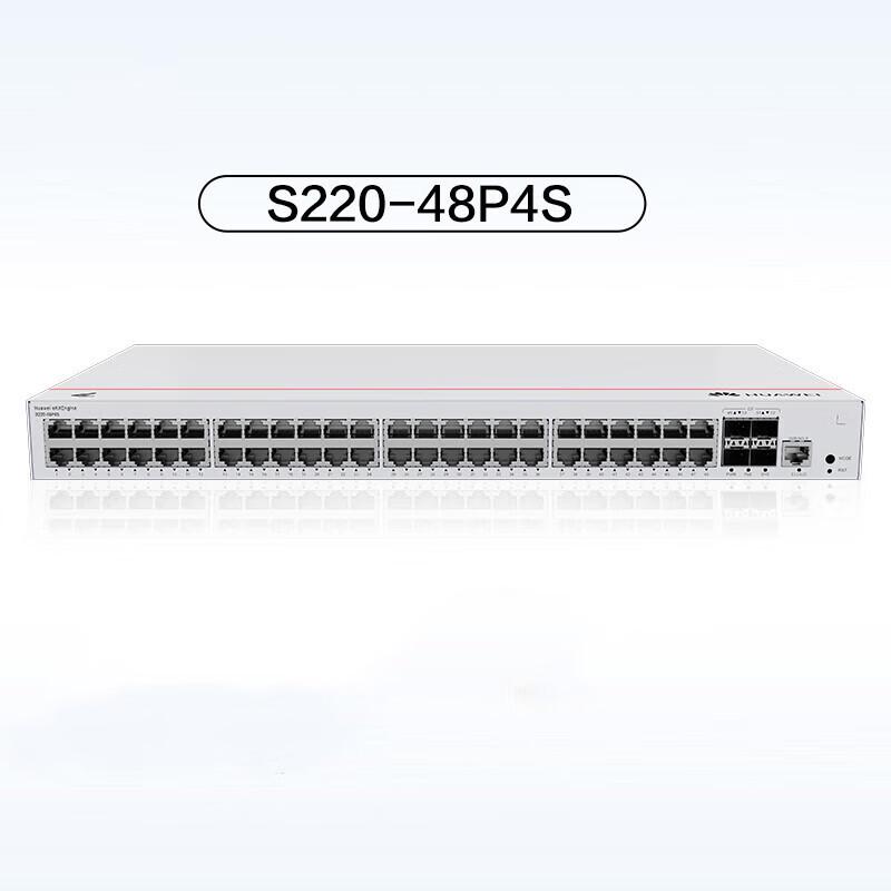 

Huawei eKitEngine S220 Series Managed Gigabit Switches 48-Port Gigabit Ethernet + 4-Port Gigabit SFP