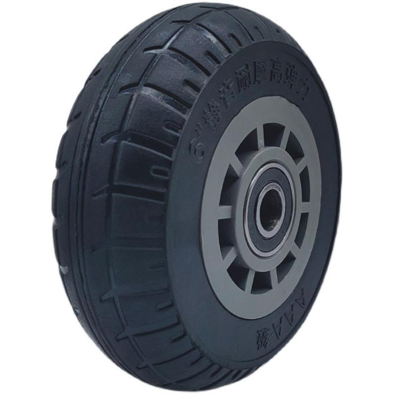 Silent Swivel Rubber Casters for Light To Heavy Duty: 3-8 Inch