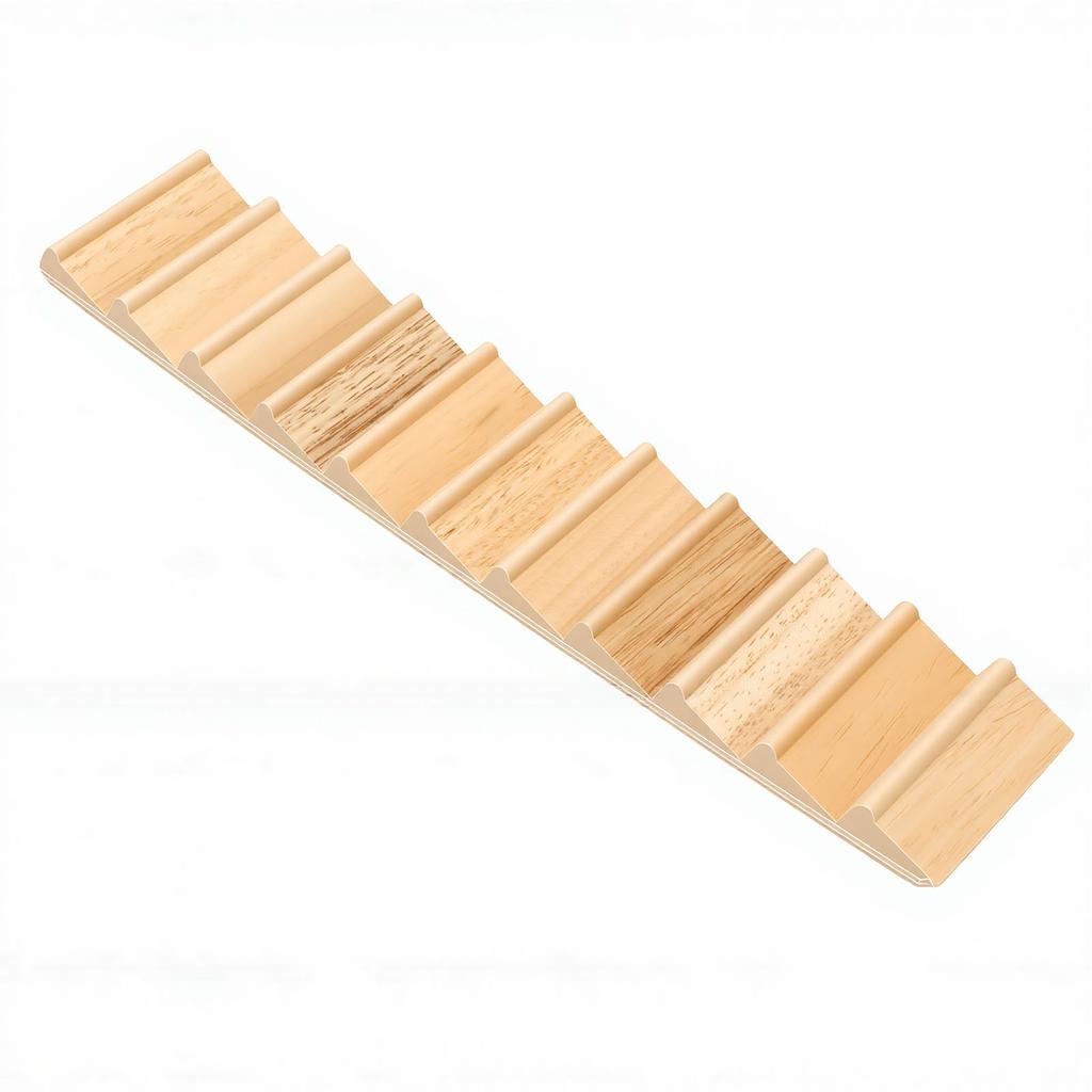 1:12 Scale Miniature Stairs Unpainted Wooden Dollhouse Staircase with Pre Assembled Steps