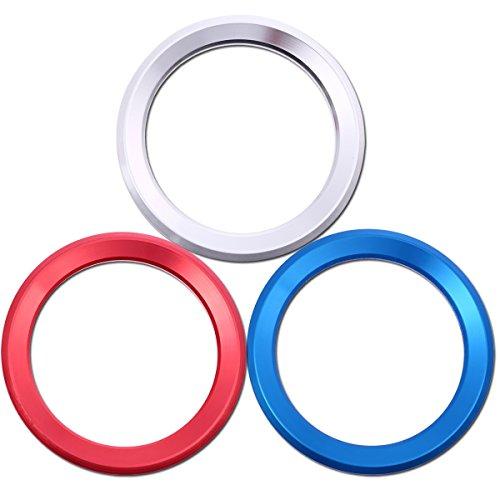 Negesu Compatible BMW Steering Wheel Logo Ring Cover