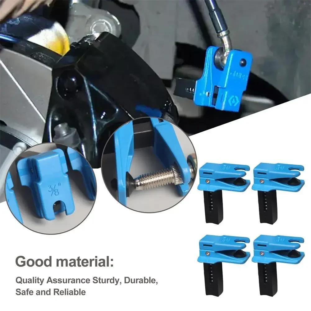 Brake Hose Clamp 4pcs Brake Lines Stoppers Brake Lines Clamp Set Leak-Proof Brake Lines Stoppers Caps And Plugs Set For Amagi