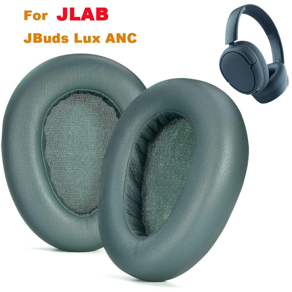 1 Paar Ersatz-Ohrpolster Schwamm Ultraweiche Ohrhörerabdeckung Leder für JLAB JBuds Lux ANC