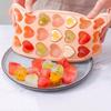 Heart-Shaped Ice Cube Trays Non-Stick Reusable Silicone Ice Mold with Lid Stackable Food-Grade BPA-Free Ice Cube Maker