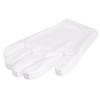 Donfri 3-Pair Sleep Gloves, High Elasticity Moisturizing Gloves, Examination Work Cotton Gloves, Hand Care Gloves, Protects Rough Skin, White