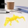 3D Printed Skeleton Crocodile Figurine Movable Joints Bone Crocodile Figure Articulated Animal Model Toy Home Office Desktop Decoration Ornament