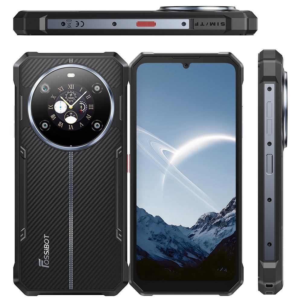 FOSSiBOT Smartphone Robusto F109S, Android 15, 6+256GB, Batería de 10600mAh, Cámara de 50MP, NFC - Enchufe UE