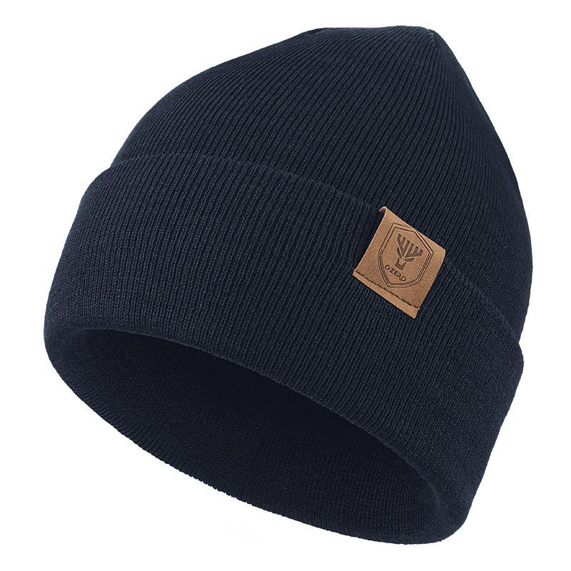 European and American Winter Knitted Hat Couples Curly Woolen Hat Men and Women Outdoor Cycling Skiing Cold Hat