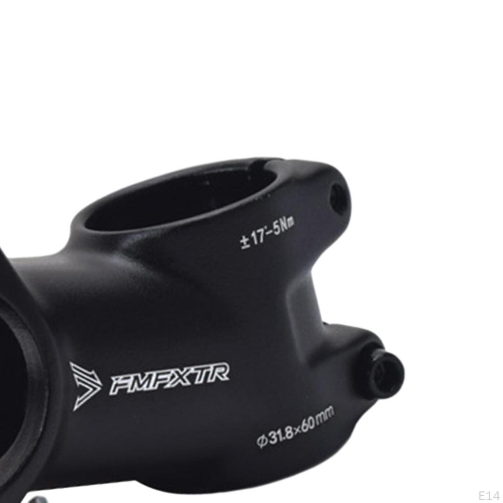 Bike Short Stem Bicycle Adjustable 28.6mm Riser 31.8mm Handlebar for Cycling,