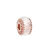 Iridescent Glass Charm Women Jewelry Rose-Gold 787576