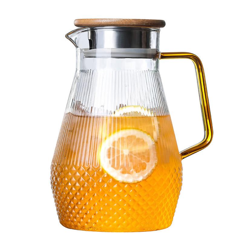 Diller Transparent Glass Kettle and Cup Set