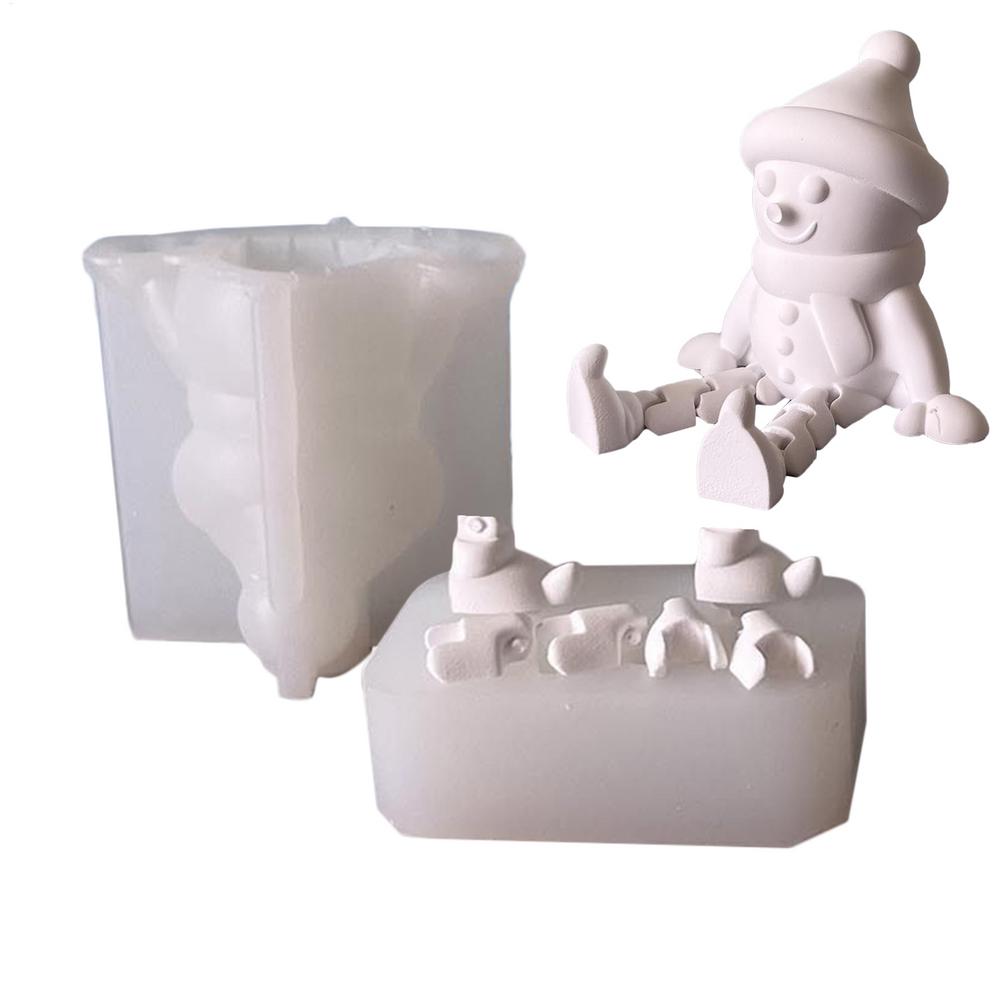 

Christmas Resin Molds Scented Candle Molds Seasonal Holiday Epoxy Casting Home Decor Craft Moulds For Polymer Art Craft Soap