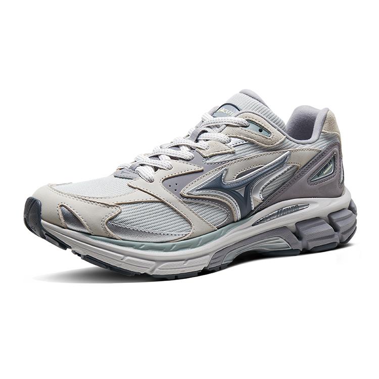 Mizuno Anti-Slip Wear-Resistant Low-Top Running Shoes Unisex Cool Gray Sneakers D1GH241102