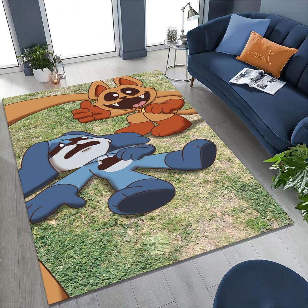 Cartoon S-Smiling C-Critters Craftycorn Catnap Rug for Bedroom Living Room Sofa Home Doormat Decor,Large Kid Non-slip Floor Mat