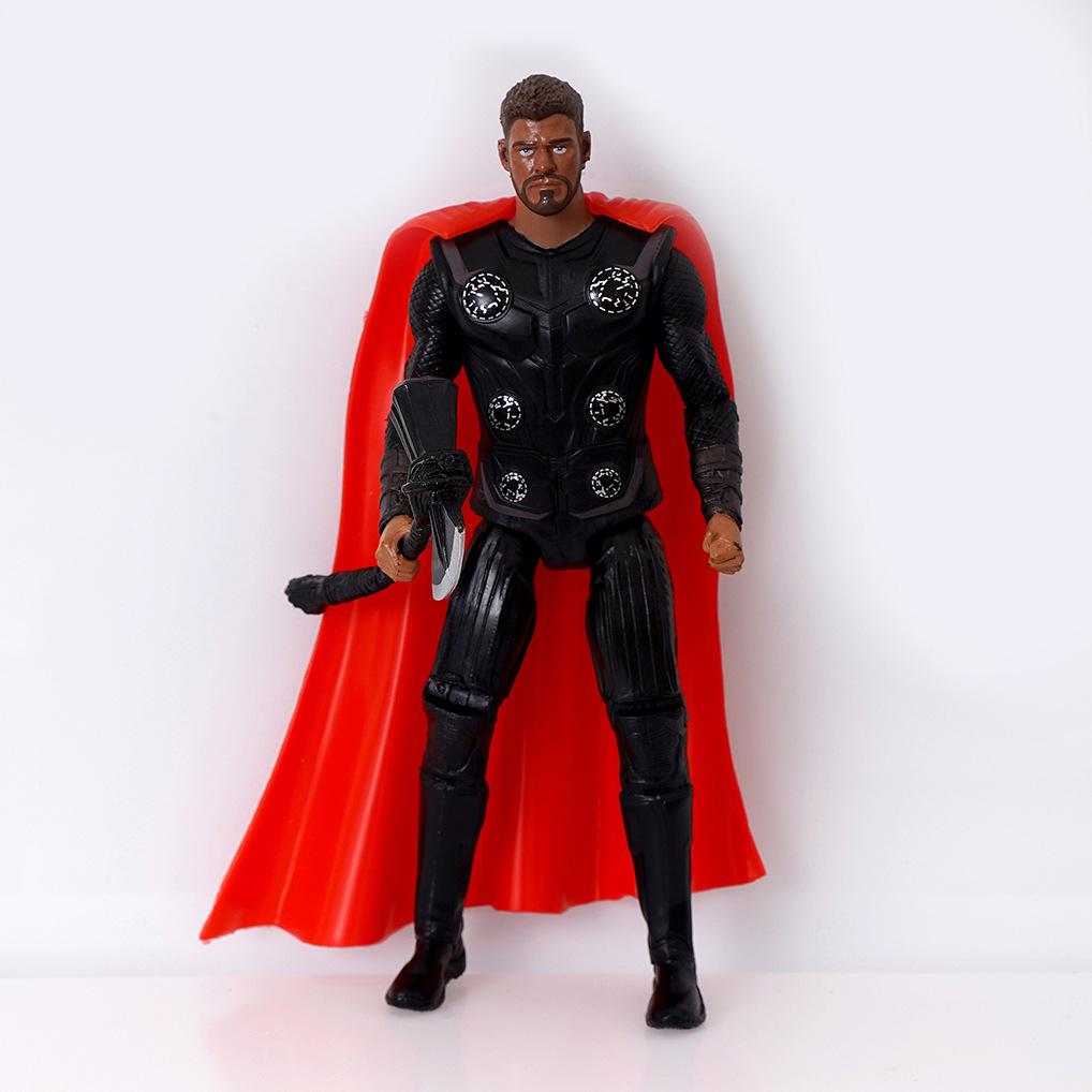 Captain America, Spider-Man, Iron Man, Red Hulk Action Figure Set