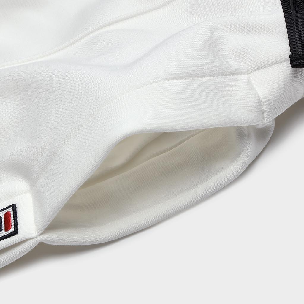 Fila Official Womens Knitted Long Pants 2023 Winter New Fashion Casual Trousers Women Bottoms Cloud-White F11W349614F-WT