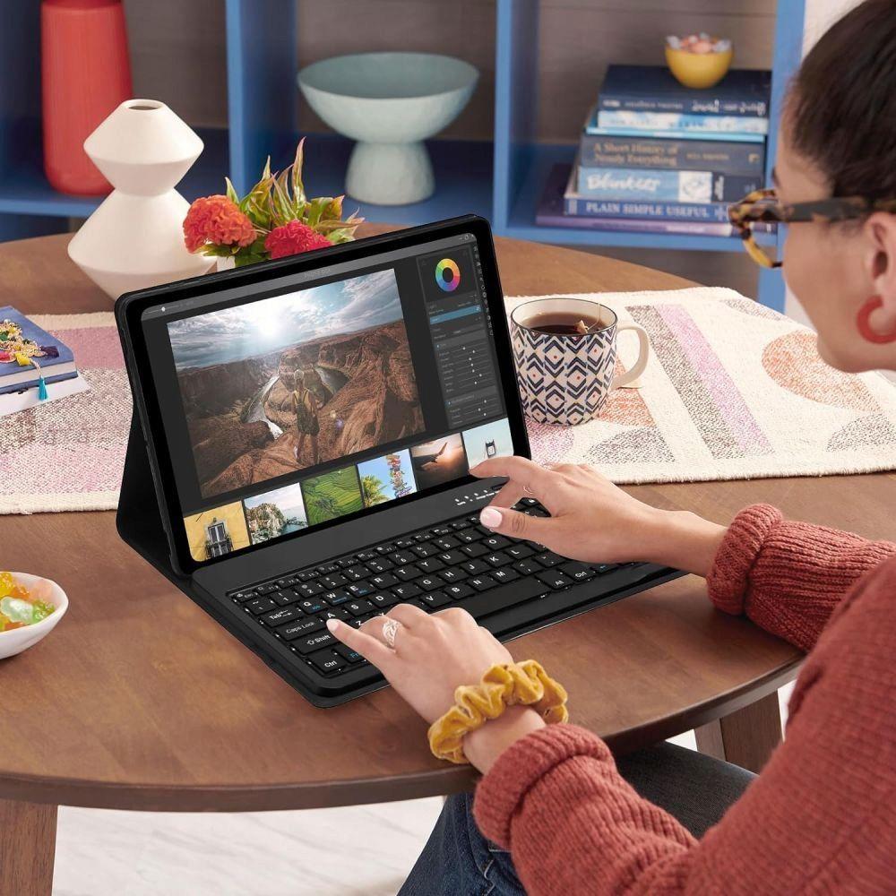Tech-Protect Sc Pero + Klávesnice Galaxy Tab A9+ Plus 11.0 X210 / X215 / X216 Černá