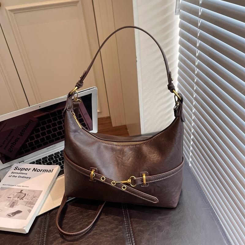 Retro Bag Women's New Autumn and Winter Niche Design Messenger Bag Fashion One Shoulder Underarm Dumpling Bag