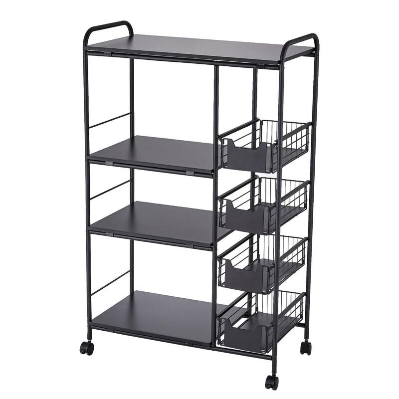5-Tier Multi-functional Microwave Oven Storage Cart