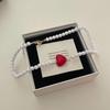 Cool Beaded Heart Choker Necklack Beaded Pendant Necklace Striking Beaded Collar Necklace Perfect Gift for Woman Girls