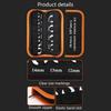 10Pcs Professional Steel Crowfoot Wrench Set From 10mm To 19mm Includes Carry Pouch For Easy Transport