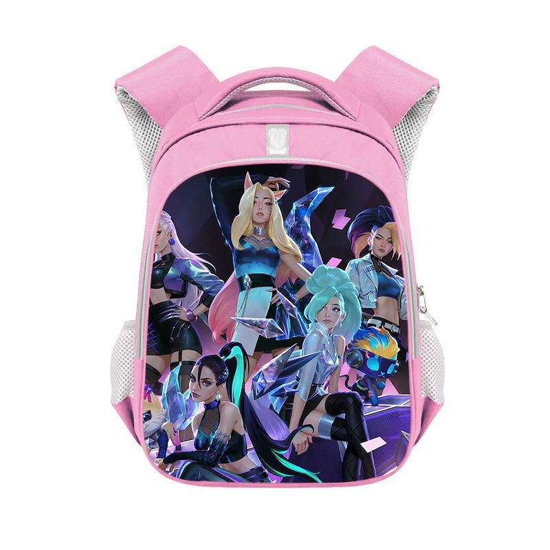 Witch Hunters Children'S School Bag Student Printing Large Capacity Storage Backpack Casual Burden Reduction Wear-Resistant Backpack