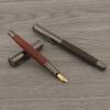 1pc Red Sandalwood Fountain Pen Wood Wenge Gun Grey Stationery Office School Supplies Ink Pens
