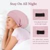 Satin Lining Baggy Hat Solid Color Women's Bonnets Casual Night Sleep Cap